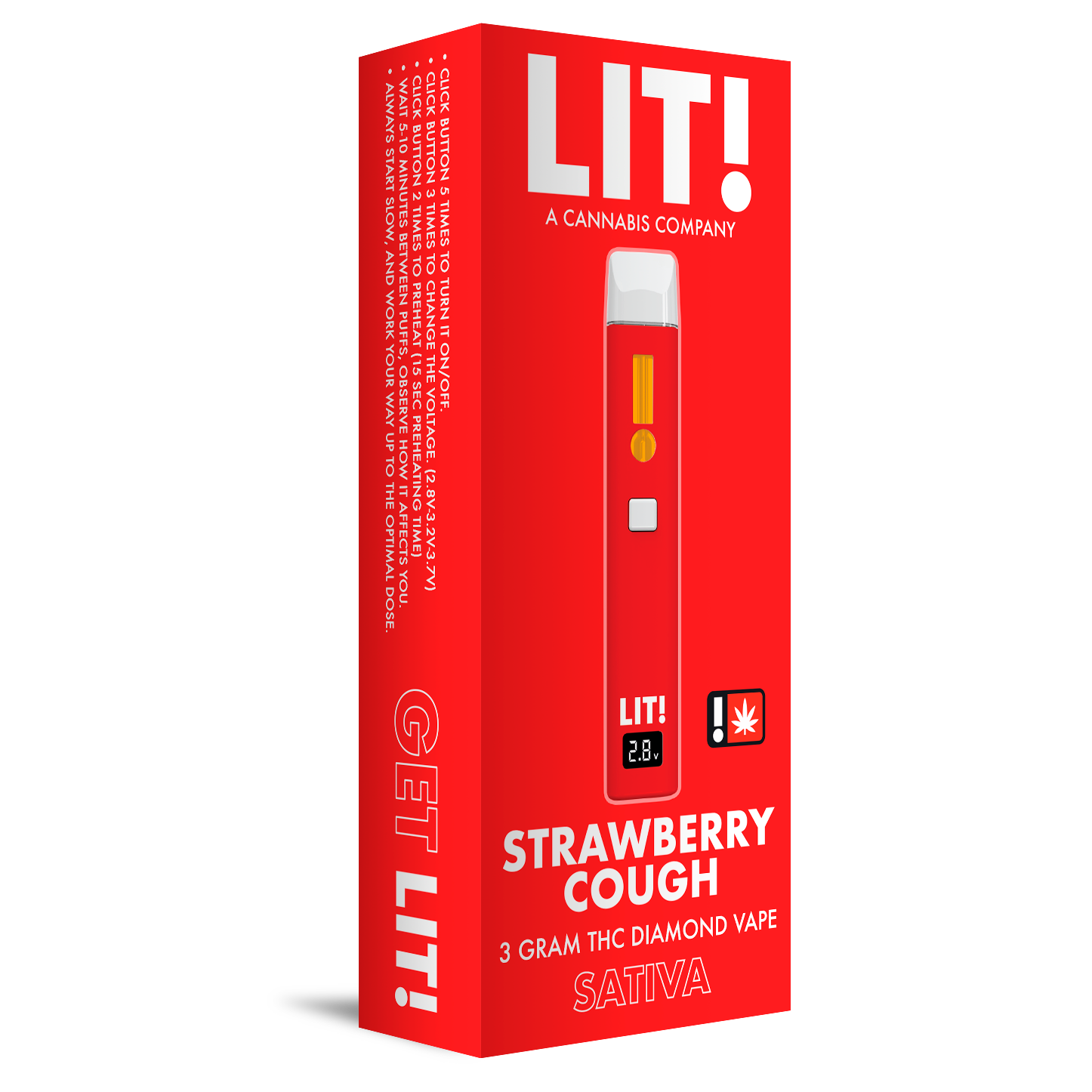 LIT! THC Diamond Disposable Vape 3G - Dummy Vapes