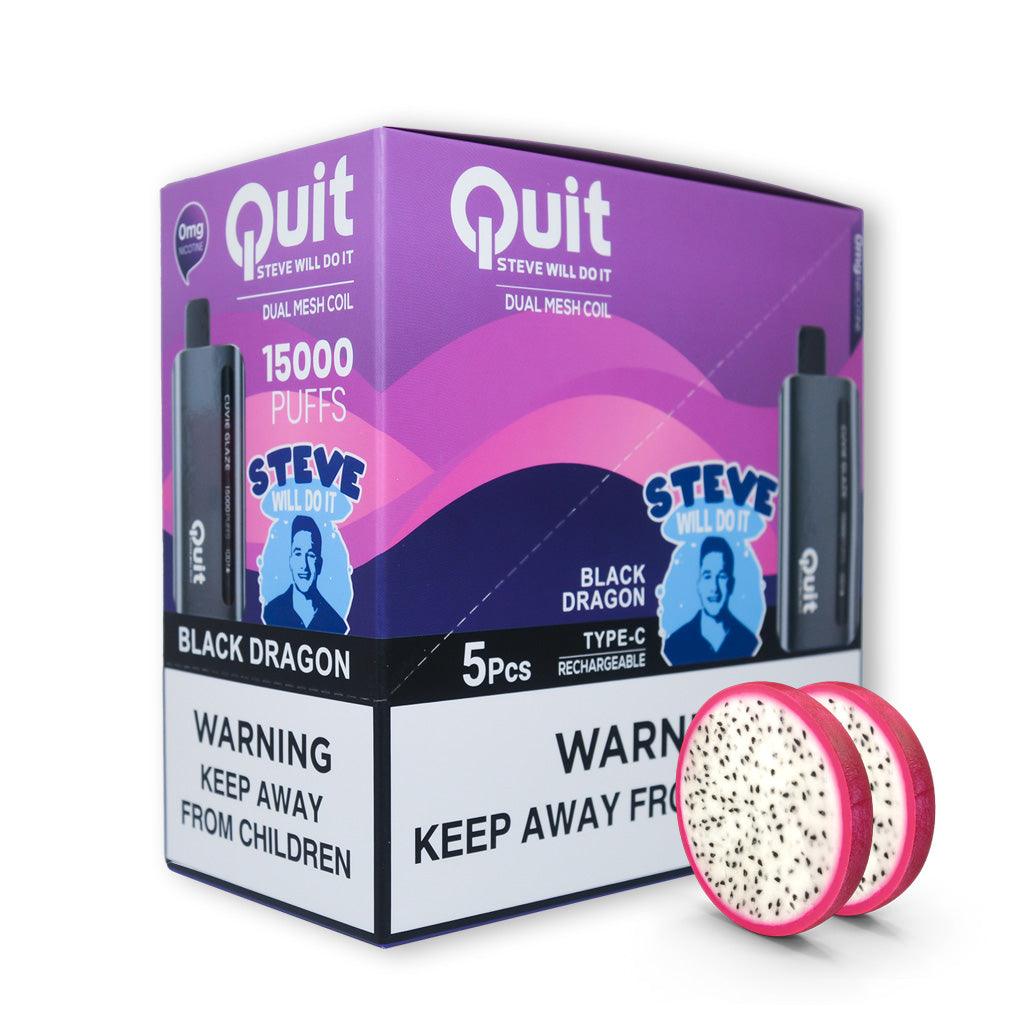 Quit- Steve Will Do It! Cuvie Glaze (0% Nicotine) - 5 Pack