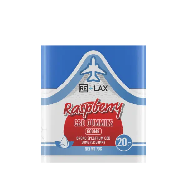 RE LAX Broad Spectrum CBD Gummies 600MG (20Ct)