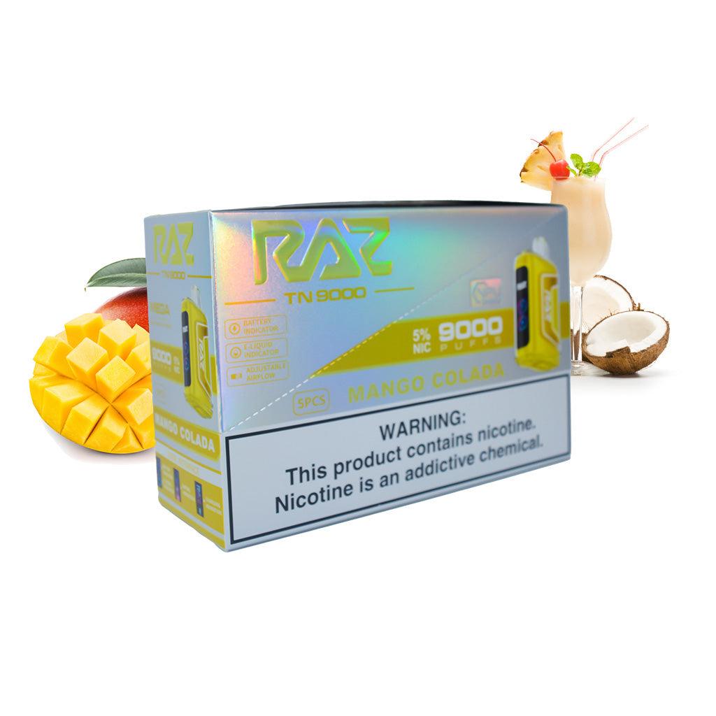 Mango Colada Raz Flavor Mango Colada Raz TN9000 Mango Colada Raz Flavor Mango Colada Raz TN9000