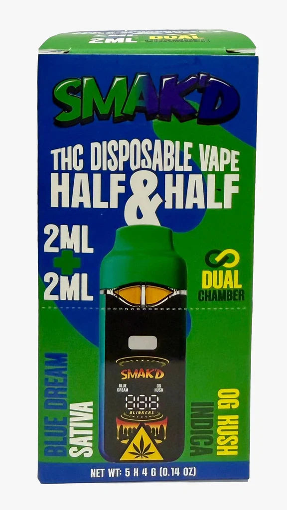 Smak'd Dual Chamber THC Disposable Vape 4G - Dummy Vapes