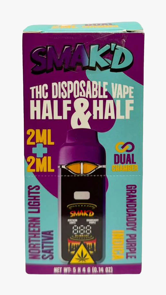 Smak'd Dual Chamber THC Disposable Vape 4G - Dummy Vapes