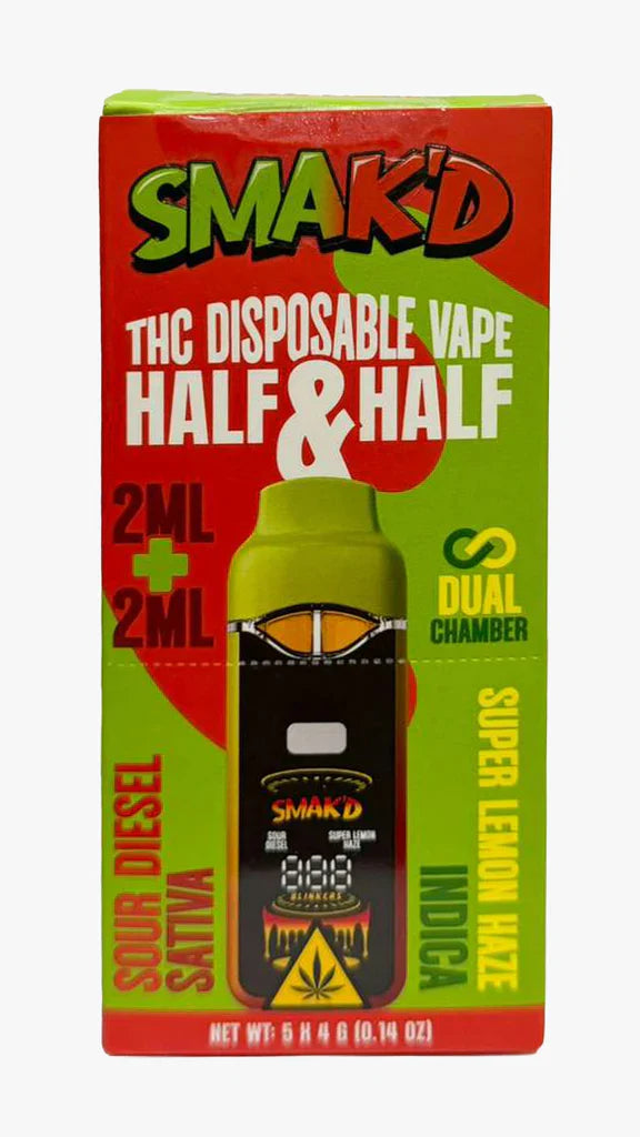 Smak'd Dual Chamber THC Disposable Vape 4G - Dummy Vapes