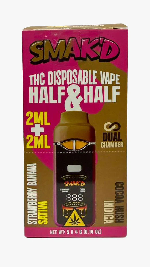 Smak'd Dual Chamber THC Disposable Vape 4G - Dummy Vapes