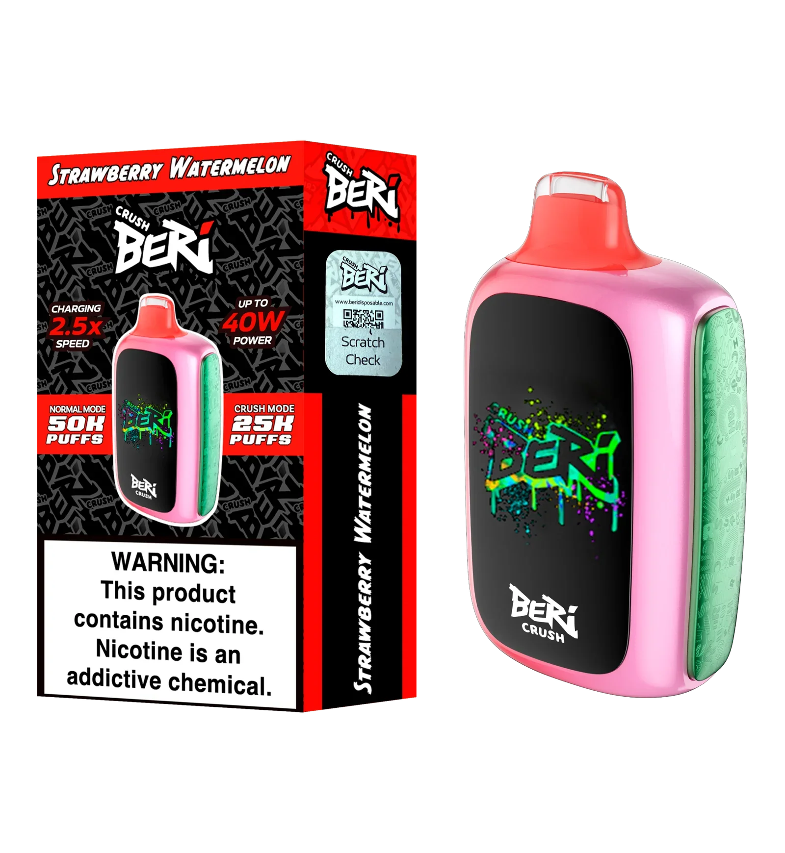 Beri Crush 50k Disposable Vape - Dummy Vapes
