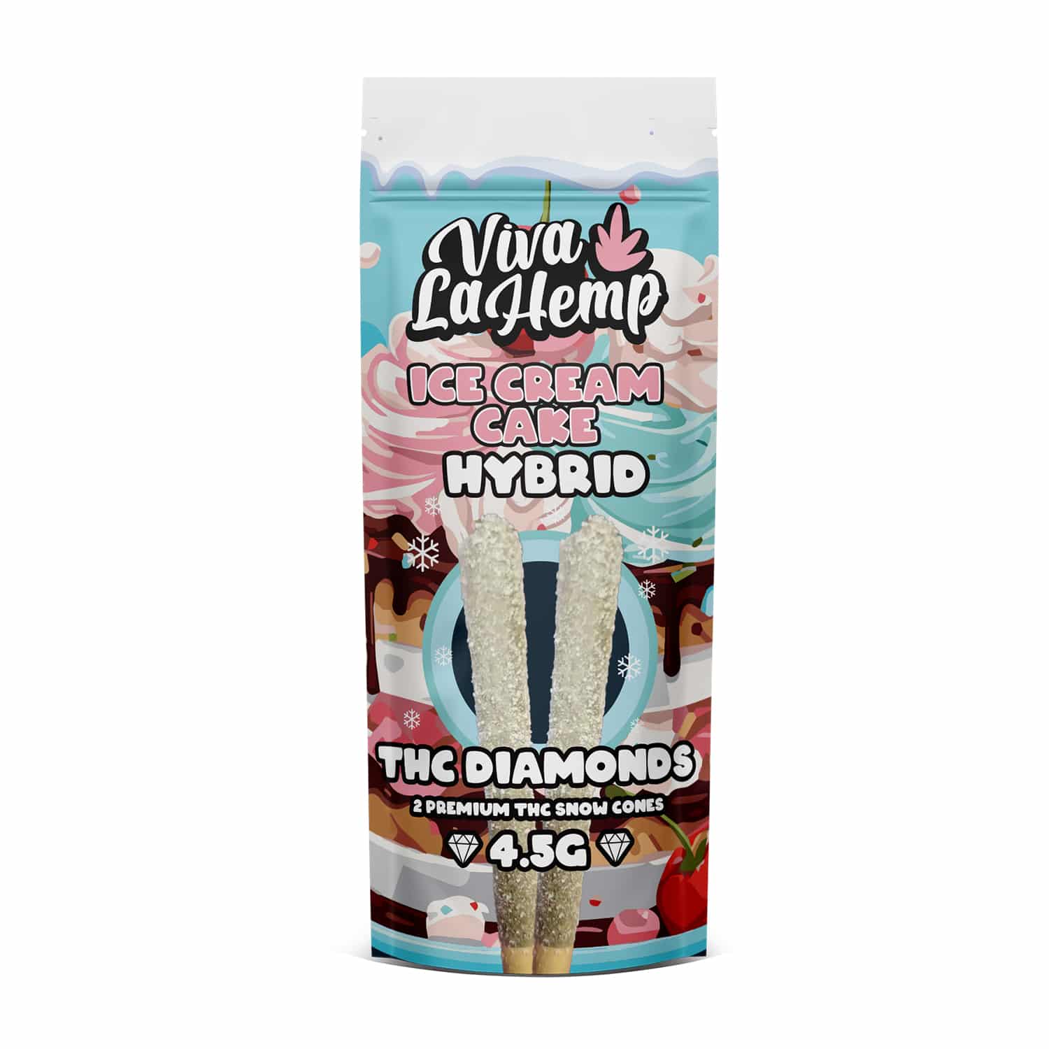 Viva La Hemp THC Snow Cone Premium Pre Rolls 4.5G (2ct)