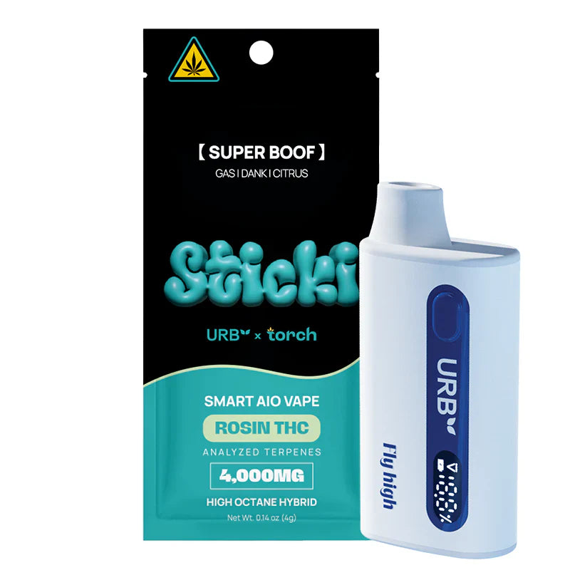 Urb x Torch x Sticki Rosin THC Smart AIO Vape 4G - Dummy Vapes