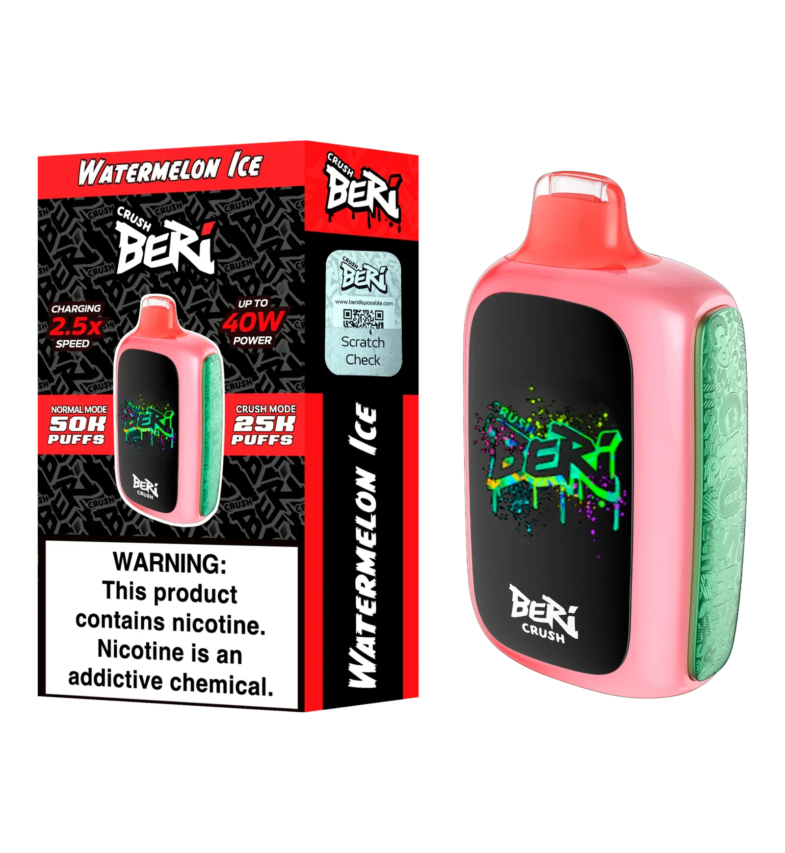Beri Crush 50k Disposable Vape - Dummy Vapes