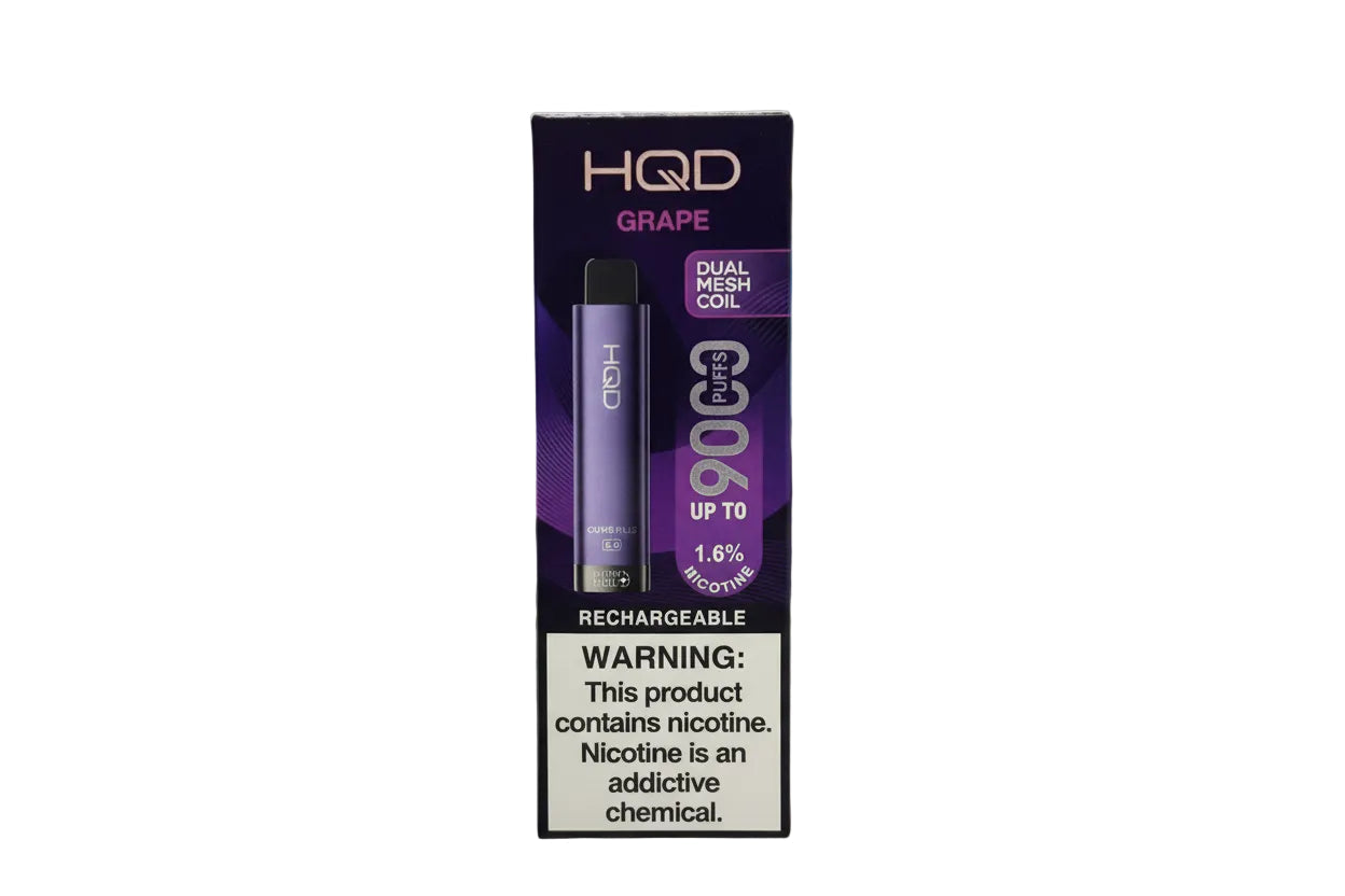 HQD Cuvie Plus 2.0 9000 Up to 1.6% Disposable Vape