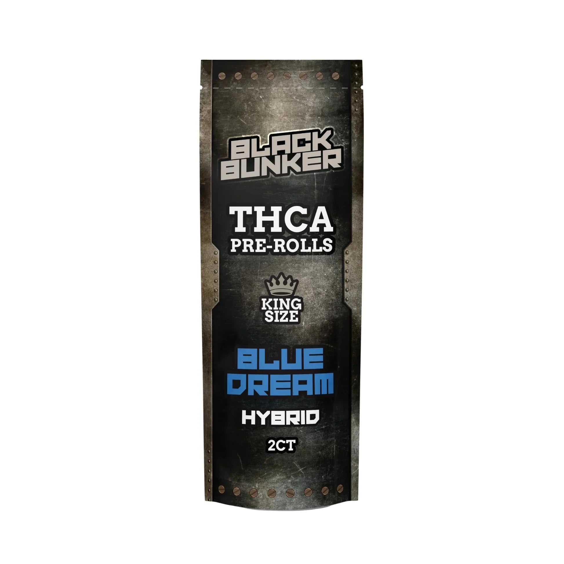Black Bunker King Size THC Pre Rolls (2ct)