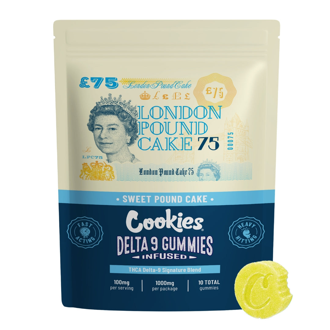 Cookies D9 Gummies - London Pound Cake (10pcs)