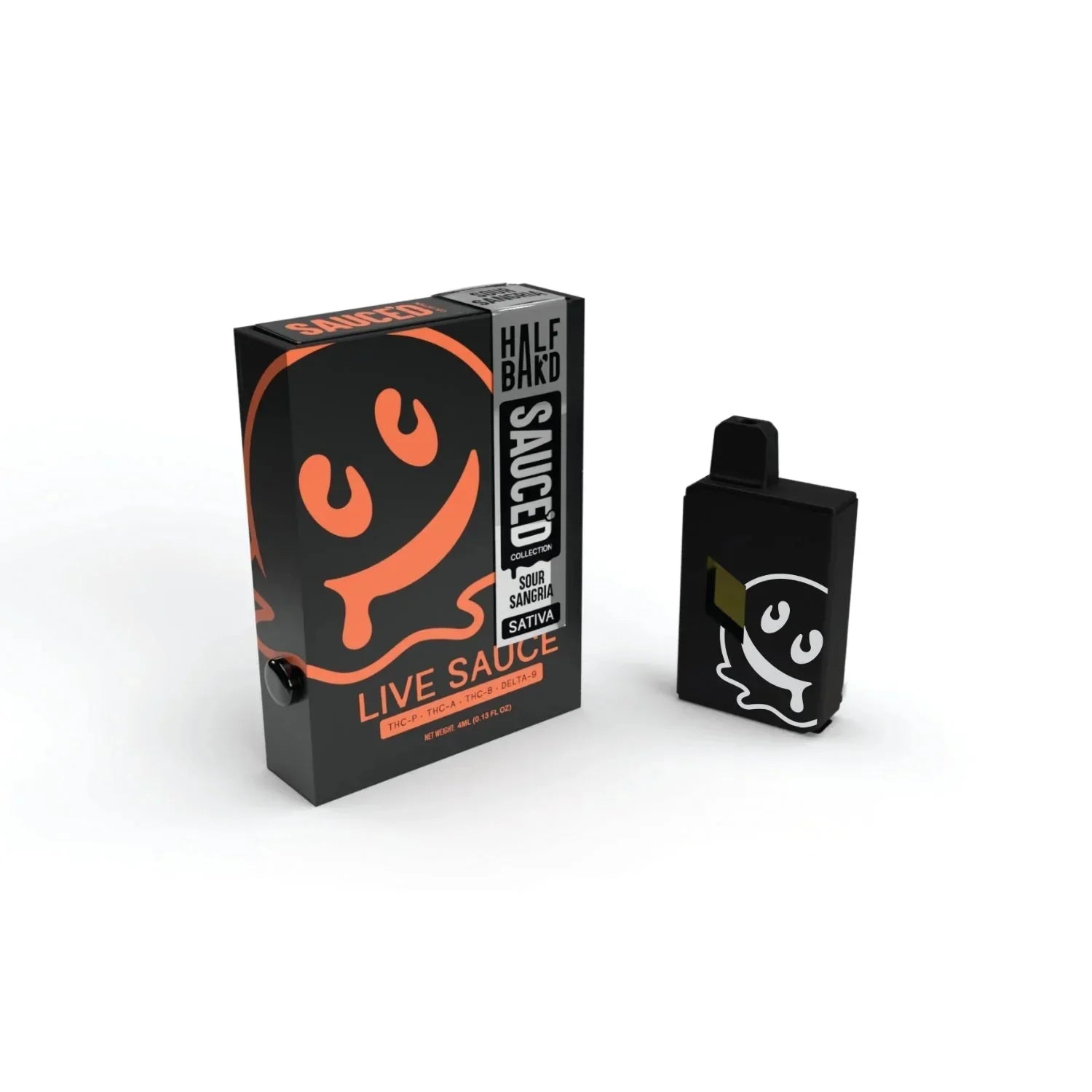 Half Bak'D Live Resin – THC-A + THC-P + THC-B + Delta-9 Disposable Vape 4G - Dummy Vapes