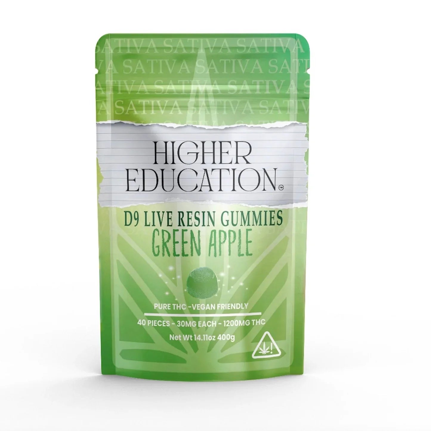 Higher Education D9 Live Resin Gummies 1200MG (40Ct) - Dummy Vapes