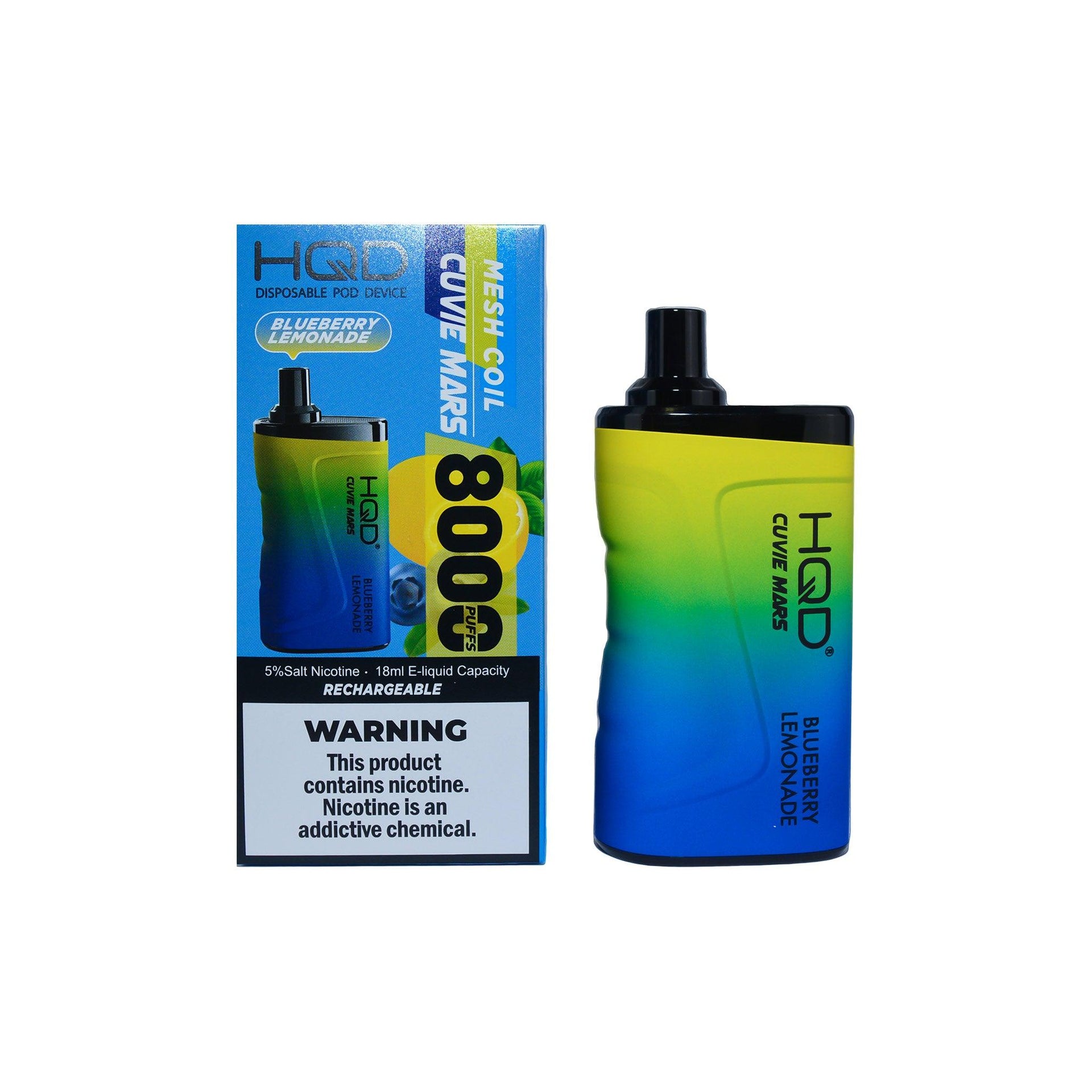 HQD Cuvie Mars 8000 Disposable Vape