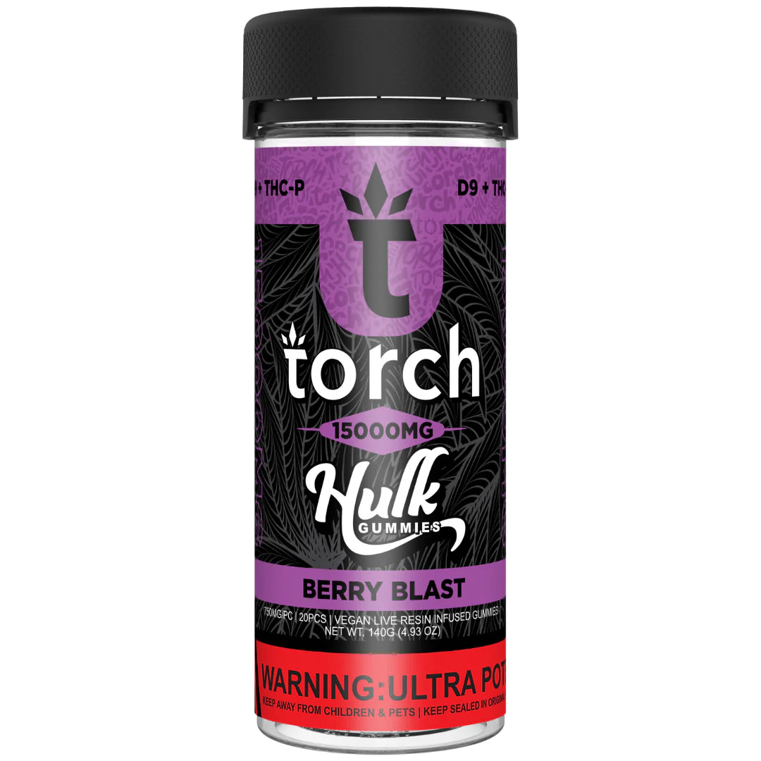 Torch Hulk Gummies Jar 15000mg (20ct) - Dummy Vapes