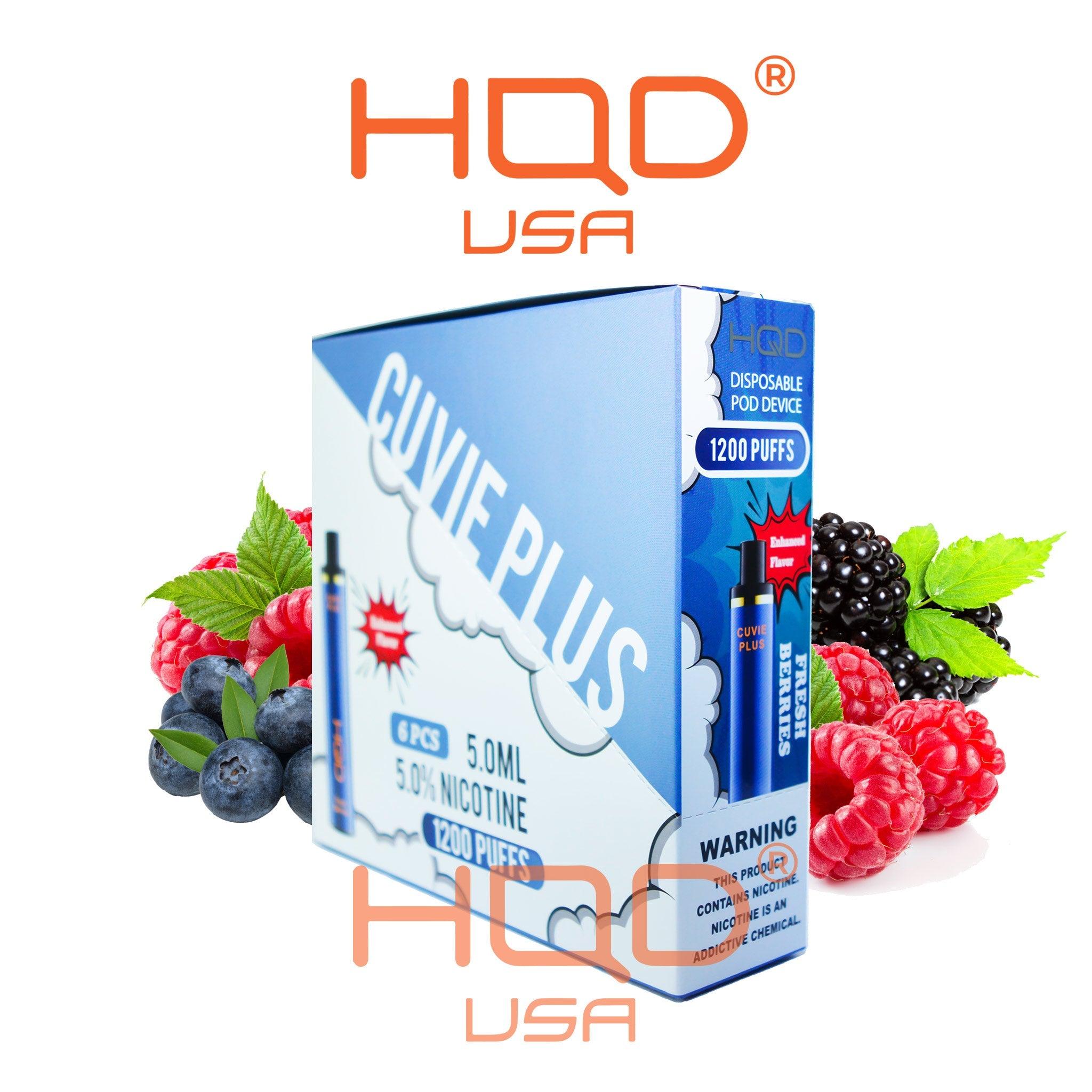 HQD Cuvie Plus Brick 6 pieces Disposable Vape 5% Nicotine - hqdtechusa