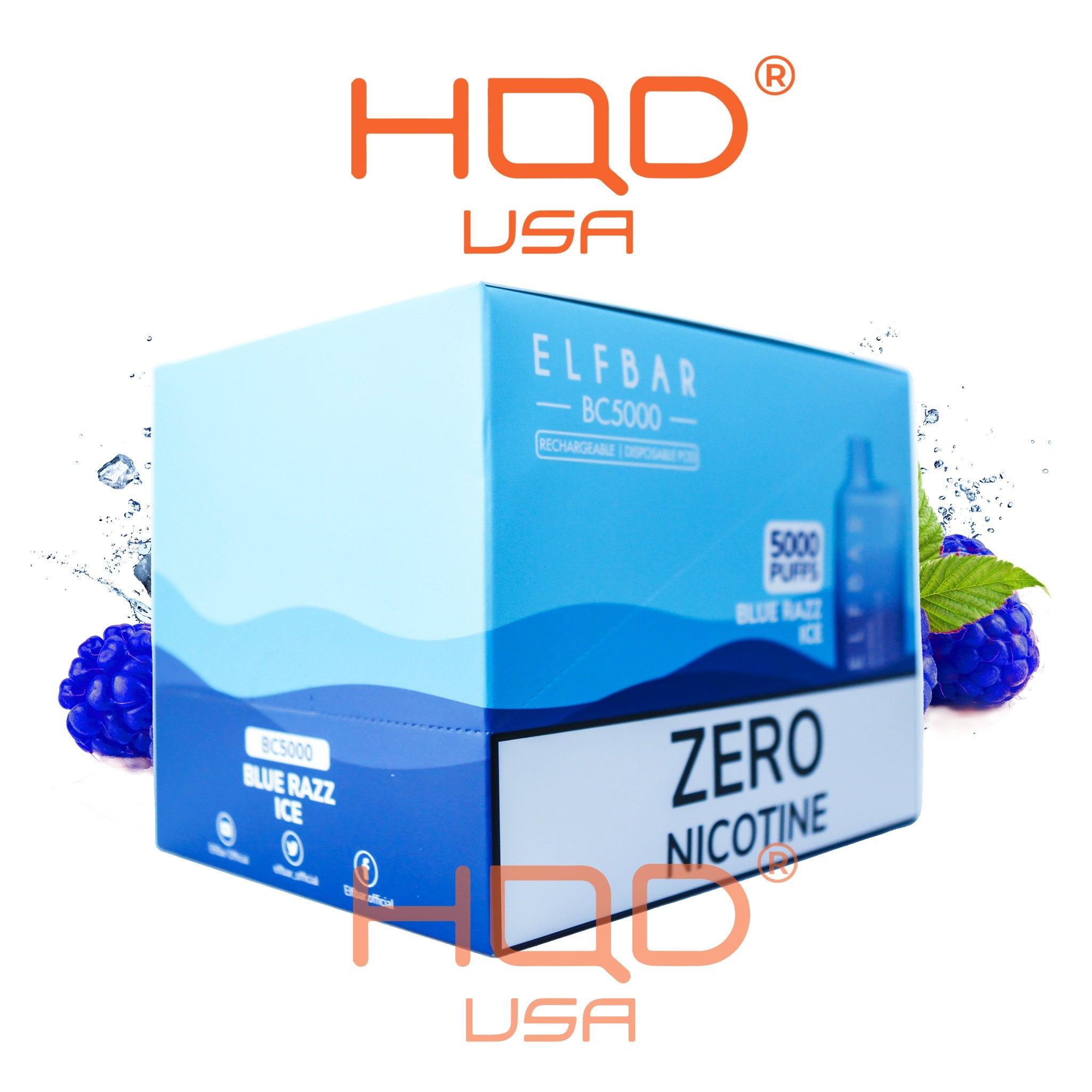 Elf Bar| ZERO brick ( 10 Vapes )  BC5000 Disposable Vape 0% Nicotine - hqdtechusa