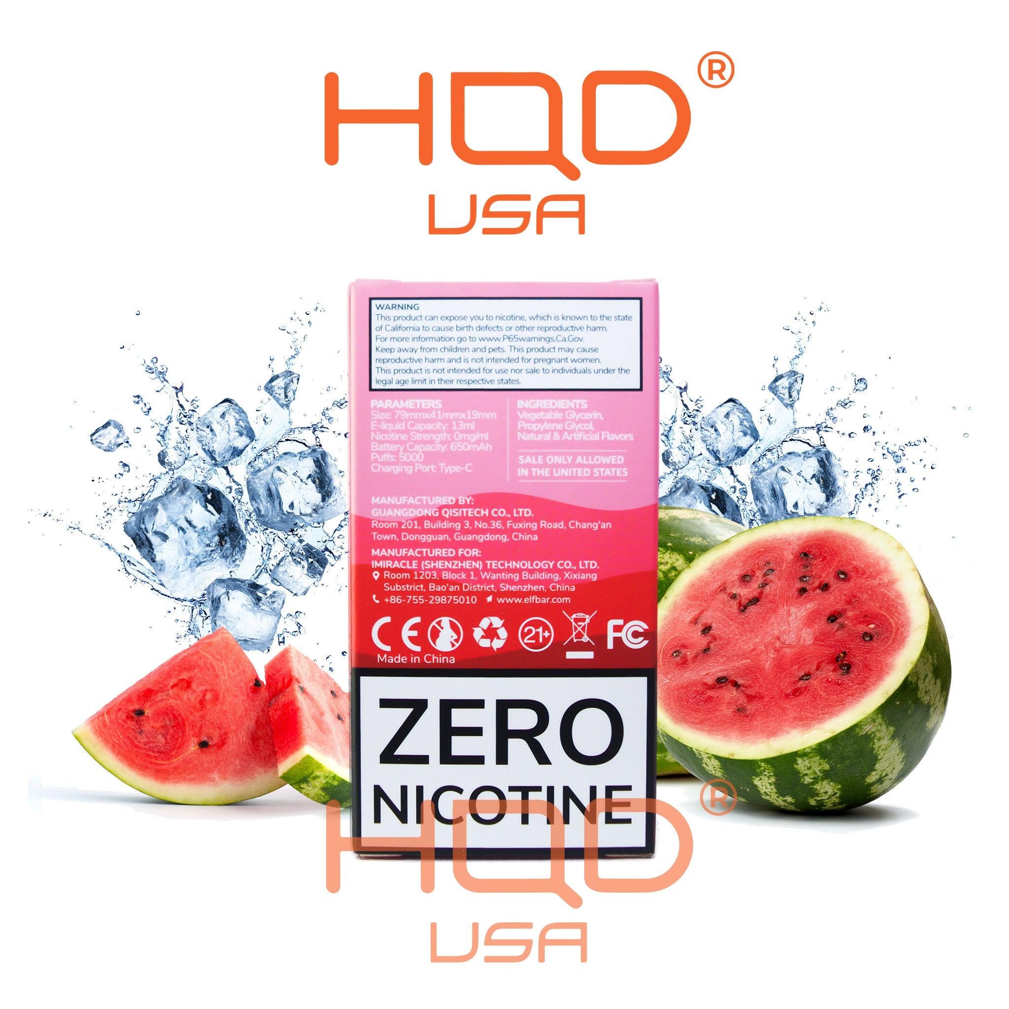 Elf Bar | Zero BC5000 Disposable Vape Watermelon Ice - 5000 Puffs
