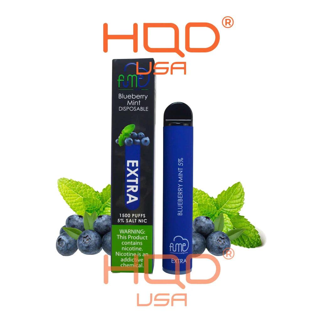 Fume | Extra Disposable Vape Blueberry Mint 1500 Puffs